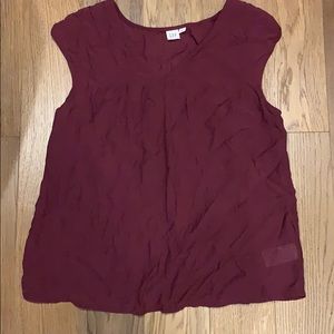 Gap Capped Sleeve Blouse